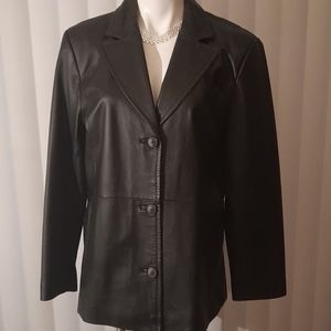 Leather jacket by Worthington